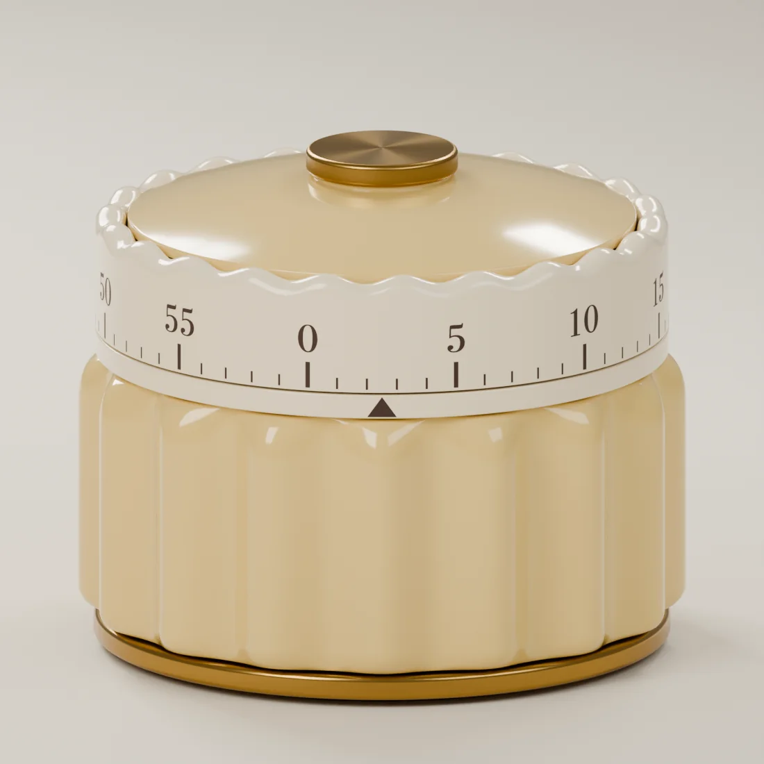 Buttercream Scallop Timer digital design study