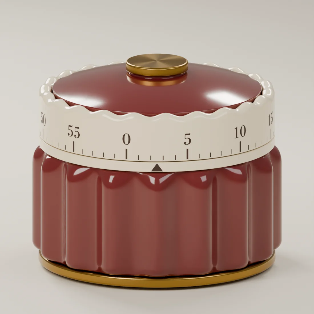 Cranberry Scallop Timer digital design study